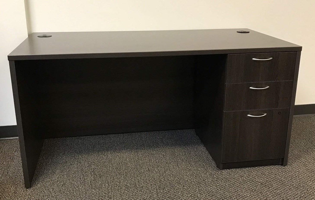 07  HON MOD 30" x 60" Single Pedestal Desk