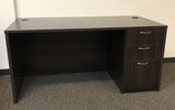 07  HON MOD 30" x 60" Single Pedestal Desk