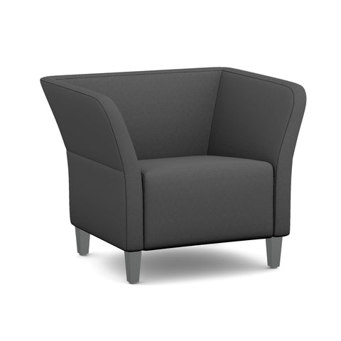 FLOCK SQUARE LOUNGE CHAIR
