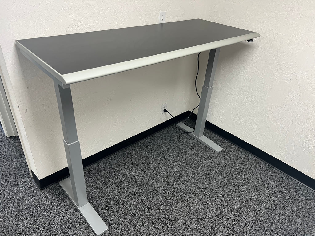 60”W x 24”D electrical sit stand