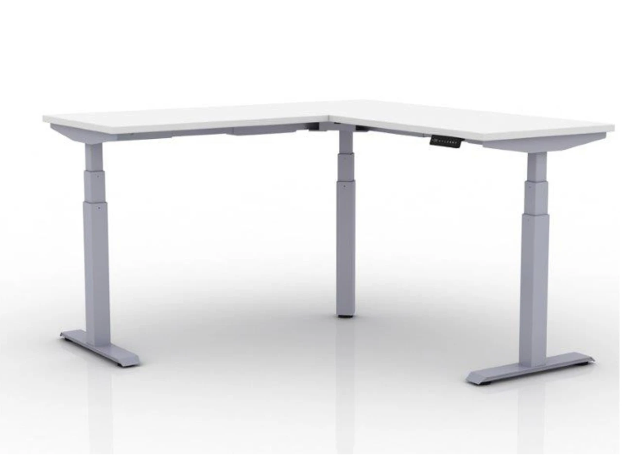 6' x 6' L-Shaped Sit-Stand Desk