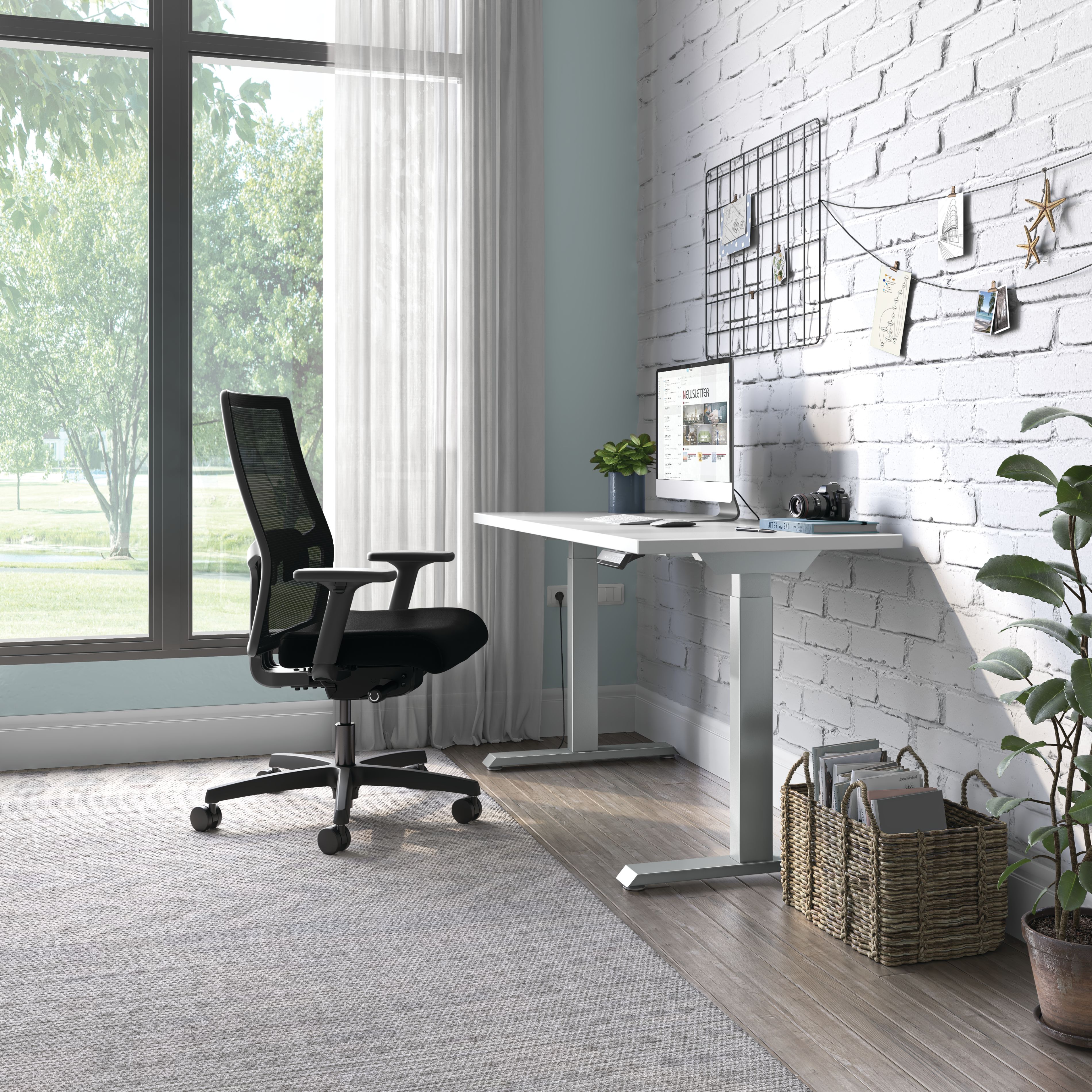 Coordinate 60" x 24" Sit-Stand Desk