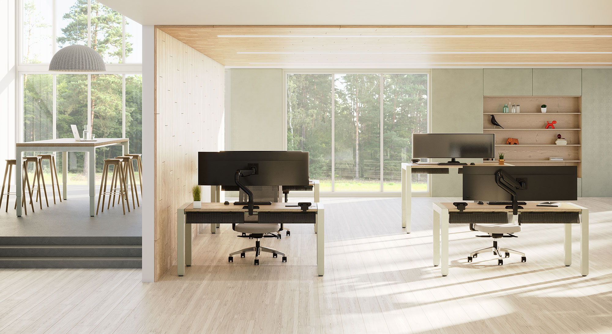 Elle Sit-Stand Workstations
