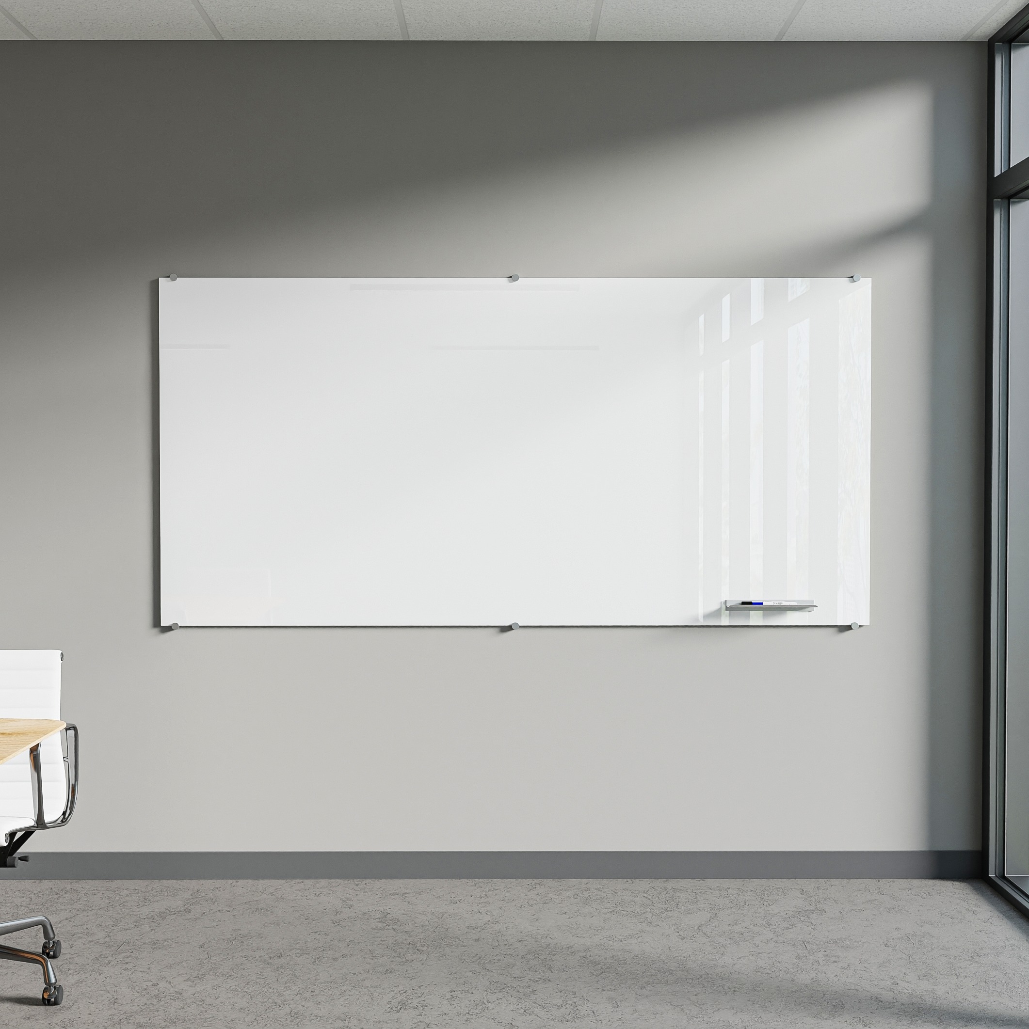 Calyx Stand Off Glass Markerboard