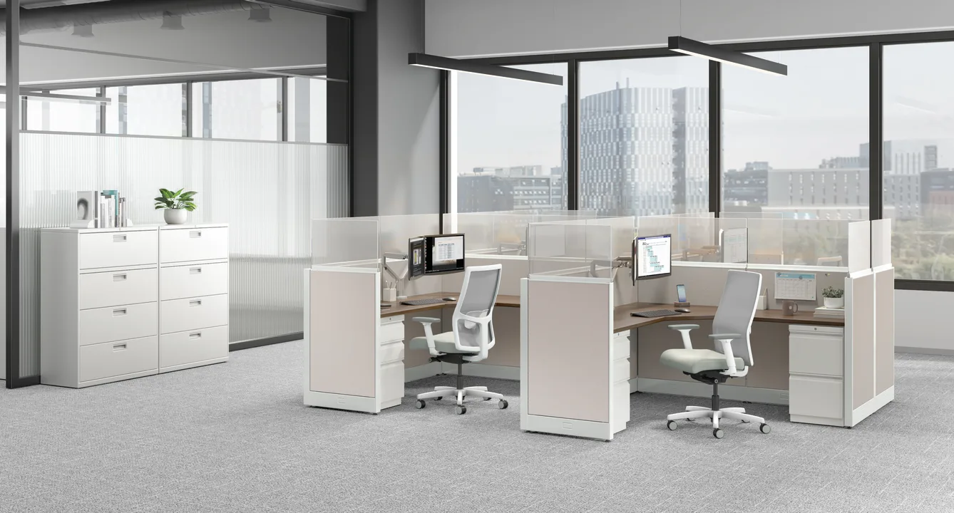HON Accelerate Frameless Glass